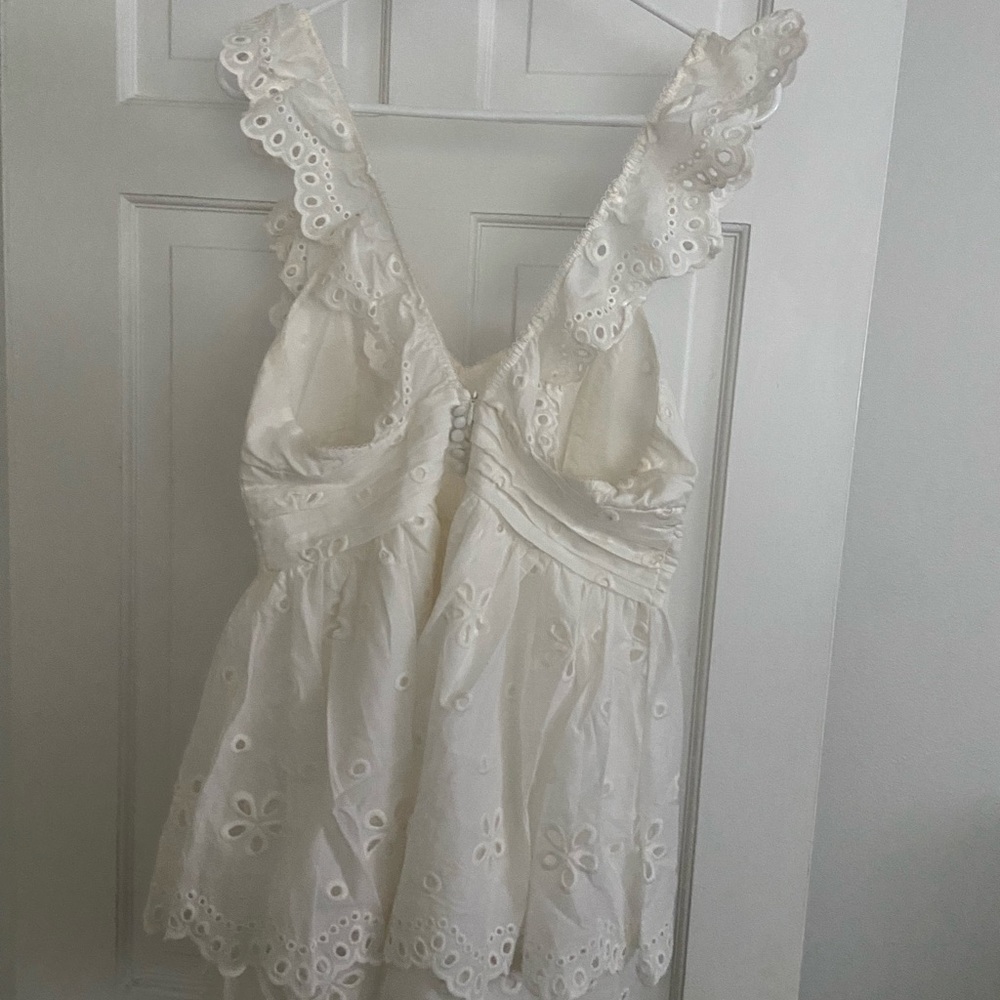 For Love and Lemons White Dress. Worn once for graduation pictures.